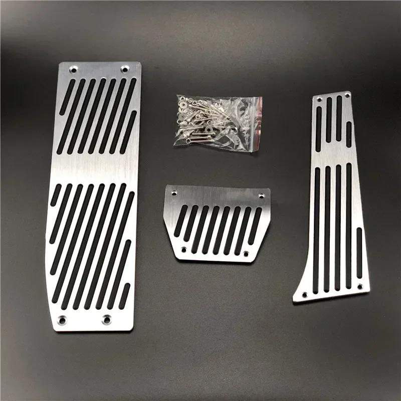 Non-drilling Non-slip Accelerator Gas Fuel Brake Foot Rest Pedal Pads For BMW 1,3 Series X1 E39 E46 E87 E90 E91 E92,Car Styling