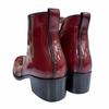 Pristine DIOR short boots HEEL BOOTS Red Patent leather mens Used