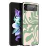 Роскошный подарочный чехол для телефона Samsung Galaxy Z Flip 4 Fold, черный, жесткий чехол для Samsung Z Flip 3 5G, чехол с абстрактной эстетикой