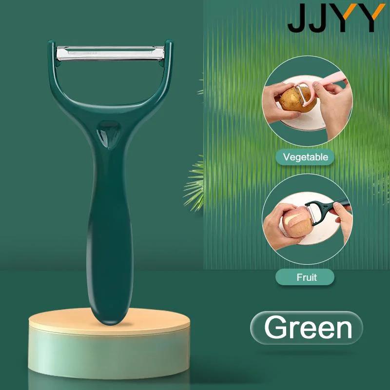 JJYY Нож для чистки фруктов Овощечистка из нержавеющей стали Чистка яблок Кухня Овощи Фрукты Острая овощечистка Картофелечистка