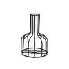 Iron Vase Anti-broken Bottom Water-storable Drop-resistance Detachable Non Slip Built-in Glass Tube Nordic Greenery Vase Home Decor