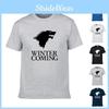 Game Of Thrones Ice Wolf Men Unisex Short Sleeve Casual T Shirt For All Seasons