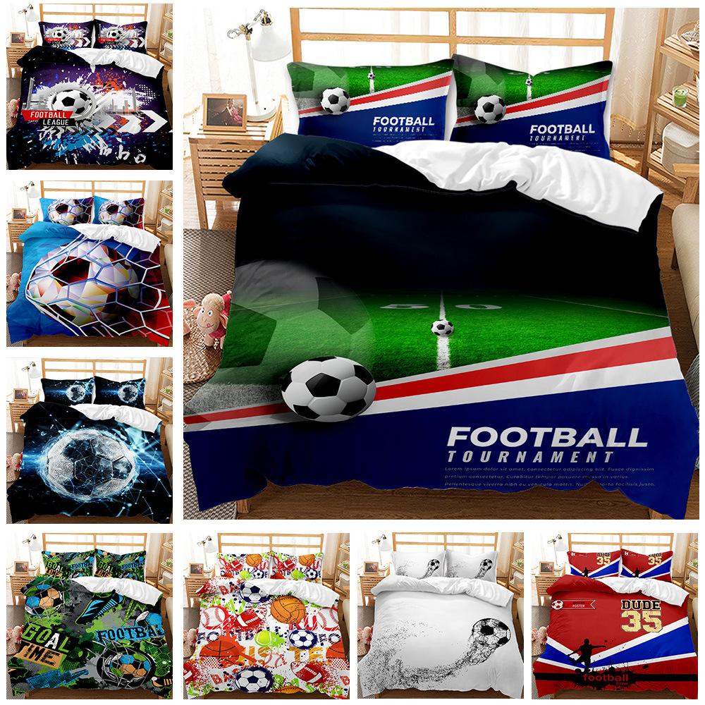 Sports Football Kit eBay Three Piece Quilt Cover Bedding