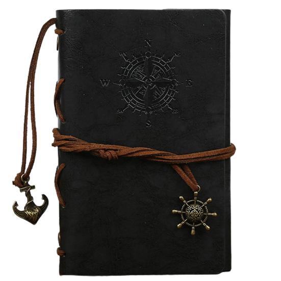 Полезный блокнот-планировщик, утолщенная бумага для записей, минималистичный ретро-металлический блокнот A7, дневник