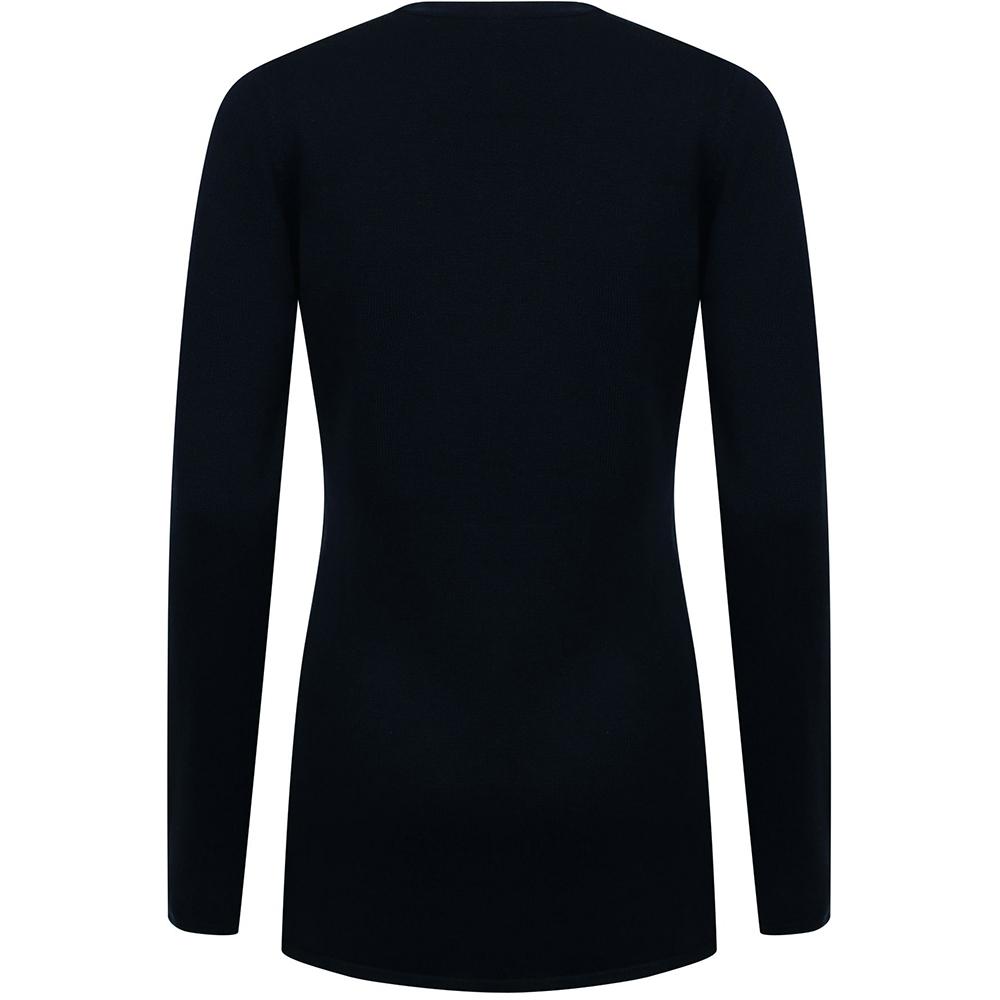 Henbury Женский/женский кардиган тонкой вязки с V-образным вырезом и пуговицами