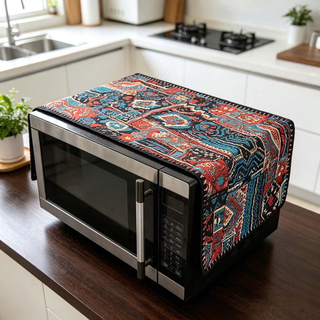 30x90 см Легко установить Хлопок Лен Чехол от пыли для микроволновой печи Пылезащитный чехол