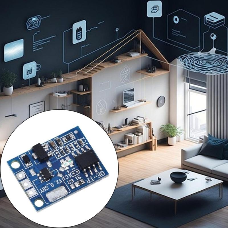 Цифровой сенсорный диммер Емкостное сенсорное переключение 10A Емкость Регулируемая яркость Компактный дизайн Совместимость 5-20В