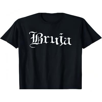 Бруха Испанская Ведьма Готика Латина Ведьминский Готика Футболка Отборный Чистый Хлопок Забавный Дизайн, Мягкая И Дышащая