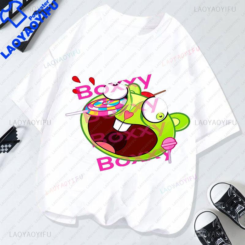 Мультяшная футболка Happy Tree Friends 80-х 90-х Винтажная с графическим принтом Короткий рукав Для пары Одиночный предмет Унисекс Унисекс Одежда больших размеров