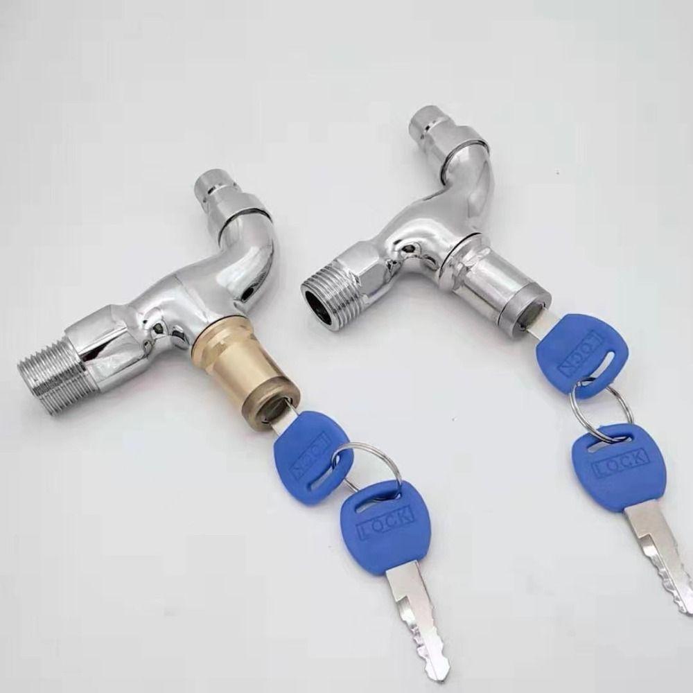 Lockable Anti-Theft Sink Tap Safe Washing Machine Faucet High Quality Anti-theft Lock Faucet Home