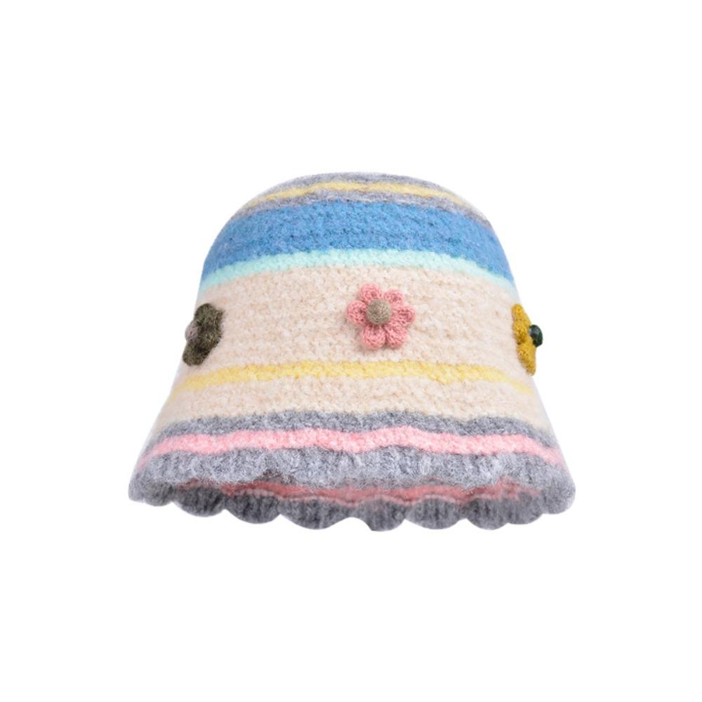 Versatile Fisherman Hat Knitted Warm Hat New Bucket Hat  Outdoor