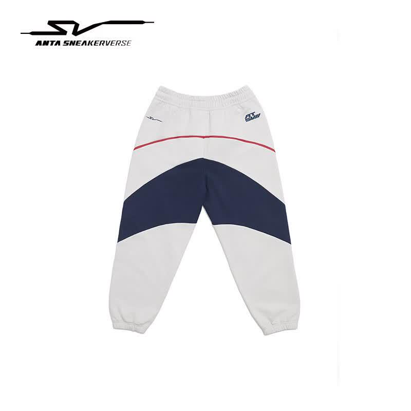 Anta Свободные флисовые спортивные штаны SV в гоночном стиле