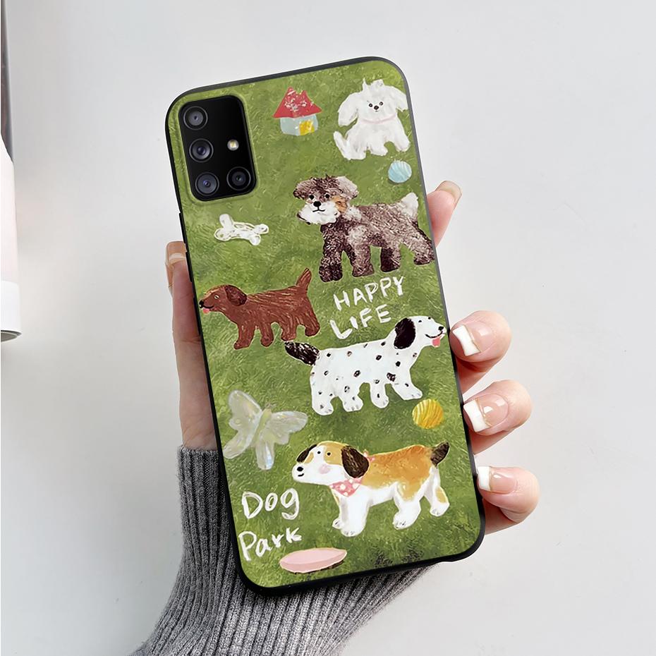 For Samsung Galaxy A51 A71 5G Case SM-A516F SM-A716F Soft Slim Cute Cartoon Frog Back Cover Fundas Bumper For Samsung A 51 Coque