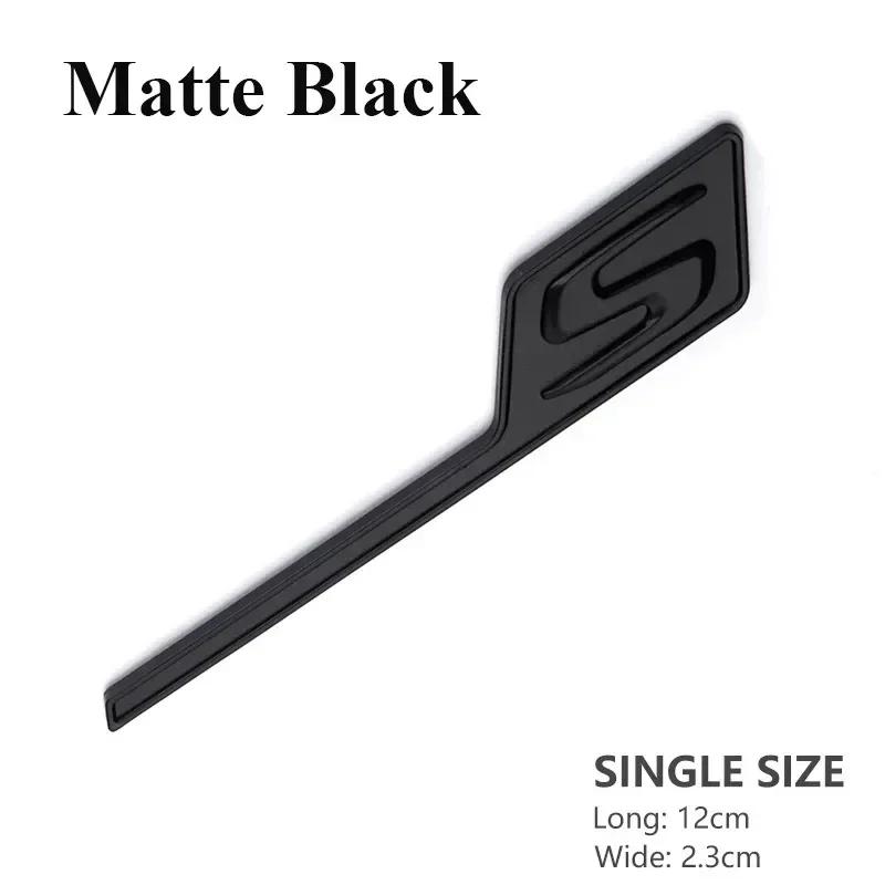 3D ABS наклейка на задний багажник автомобиля эмблема S логотип наклейка для A45 W176 GTS GT43S GT63S CLA45S C117 C63s C43S W205 E63S