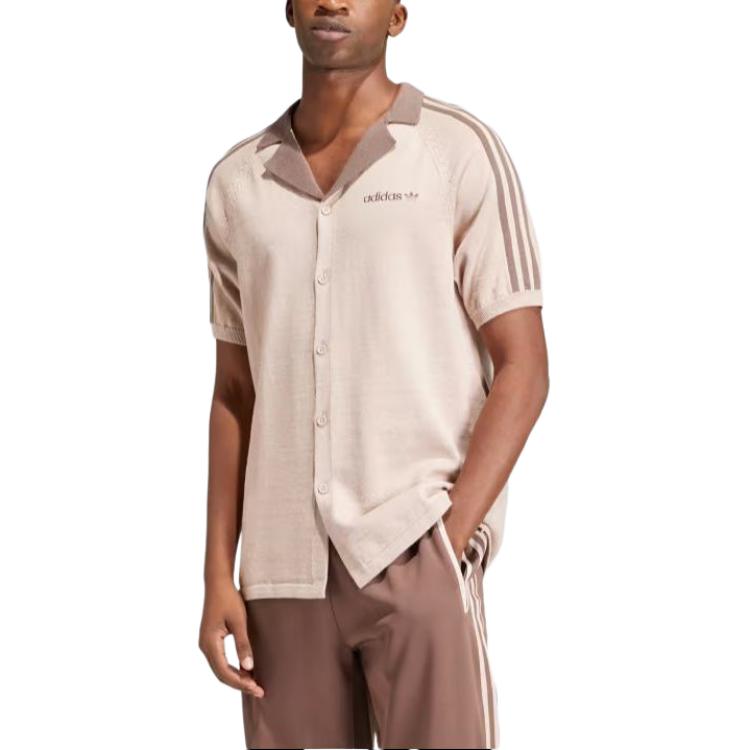 Adidas Трикотажная футболка премиум-класса Wonder Taupe для мужчин в уличном стиле IS1414