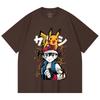 230 Gsm 100% Cotton Pokemon V2 Ash Print Unisex Heavy Cotton T Shirt