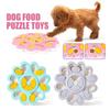 Интерактивная обучающая игрушка-головоломка для собак с медленным кормлением, дозатор корма для домашних животных, миска для собак