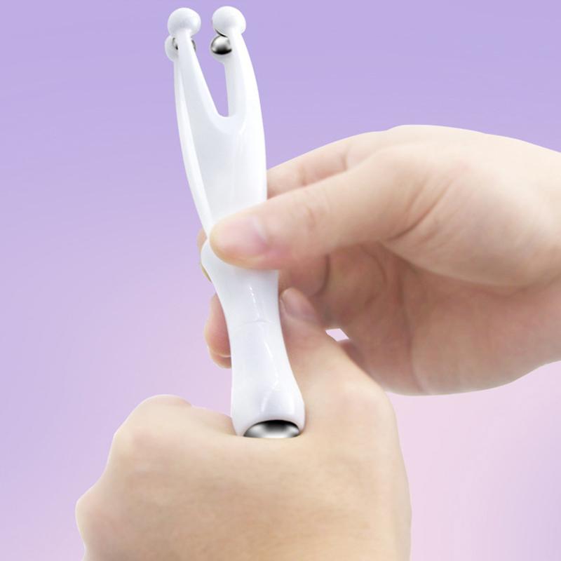 Массажер для пальцев с 4 роликами и стальными шариками, мини-массажер для суставов пальцев с ручкой для циркуляции крови в пальцах и расслабления мышц