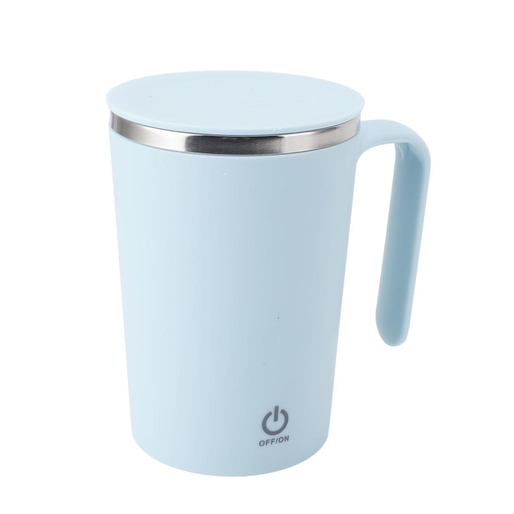 Self Stirring Coffee Mug Rechargeable with Lid Stainless Steel Portable Electric Magnetic Automatic