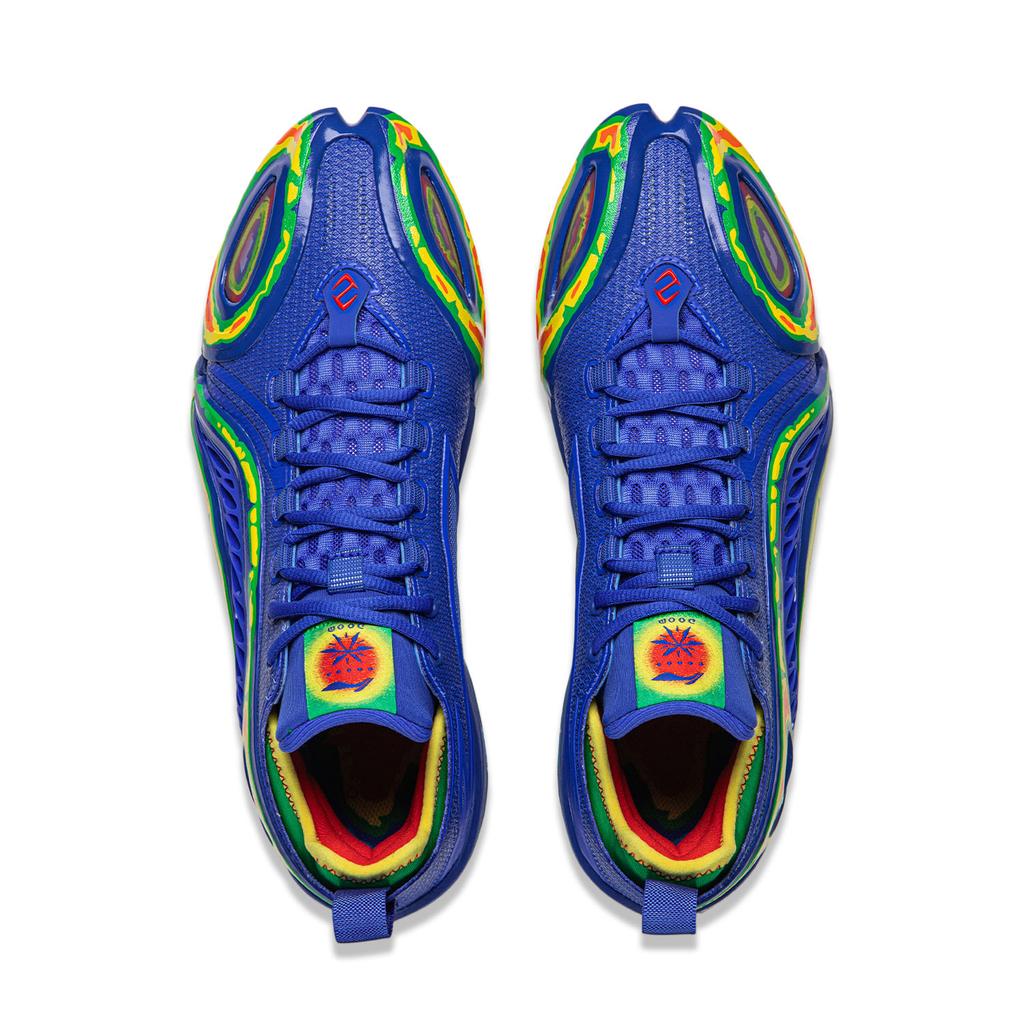 Li Ning Anti-5 Супернизкие Баскетбольные кроссовки Мужские кроссовки Ярко-синие ABFW009-5