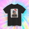 Santa Raccoon Mugshot T-Shirt | Funny Christmas Graphic Tee | S-5XL