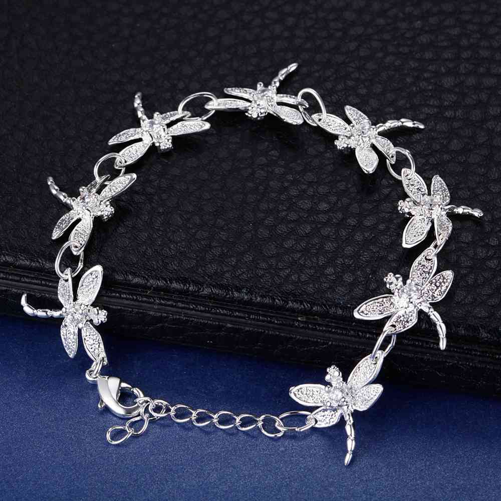 925 Silver Bracelet Heart High Quality Romance Chain For Woman Men Fashion Engagement Party Wedding Jewelry Gift