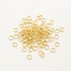 50-200Lot 14K 18K Gold Necklace Open Single Jump Ring Lobster Clasp Connector Split Ring Fitting Diy Jewelry Making Accessories