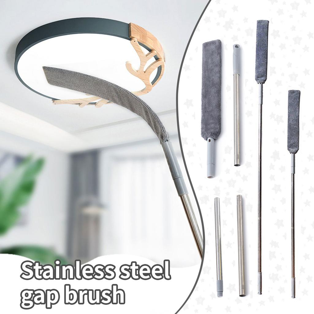 This Extended, Connectable Duster Is A Handy Tool For Cleaning Gaps And Crevices, Perfect For Home Use And Cleaning Under Beds.