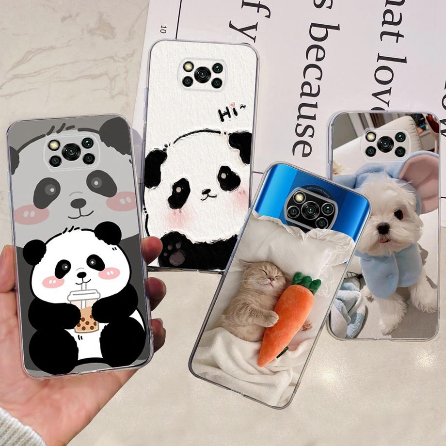 For Xiaomi Poco X3 NFC X3 Pro Back Cover Phone Case Soft Clear Silicone Shockproof Funda Coque For Poco X3 GT PocoX3 Pro Capa