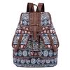 Рюкзак в этническом стиле с ретро-узором, женская сумка из холста, модный и персонализированный дорожный небольшой рюкзак с завязками