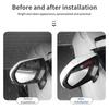 AACT1 2PCS Car Rearview Mirror Rain Shield Stickers Rain Eyebrow For Toyota Corolla Yaris Camry Prius RAV4 CHR Hilux Aygo Accessories