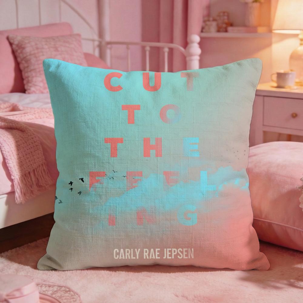 Carly Rae Jepsen Cushion Cover Premium Comfort Reversible Pillow Cove Two in One Design for Any Room Car Interior
