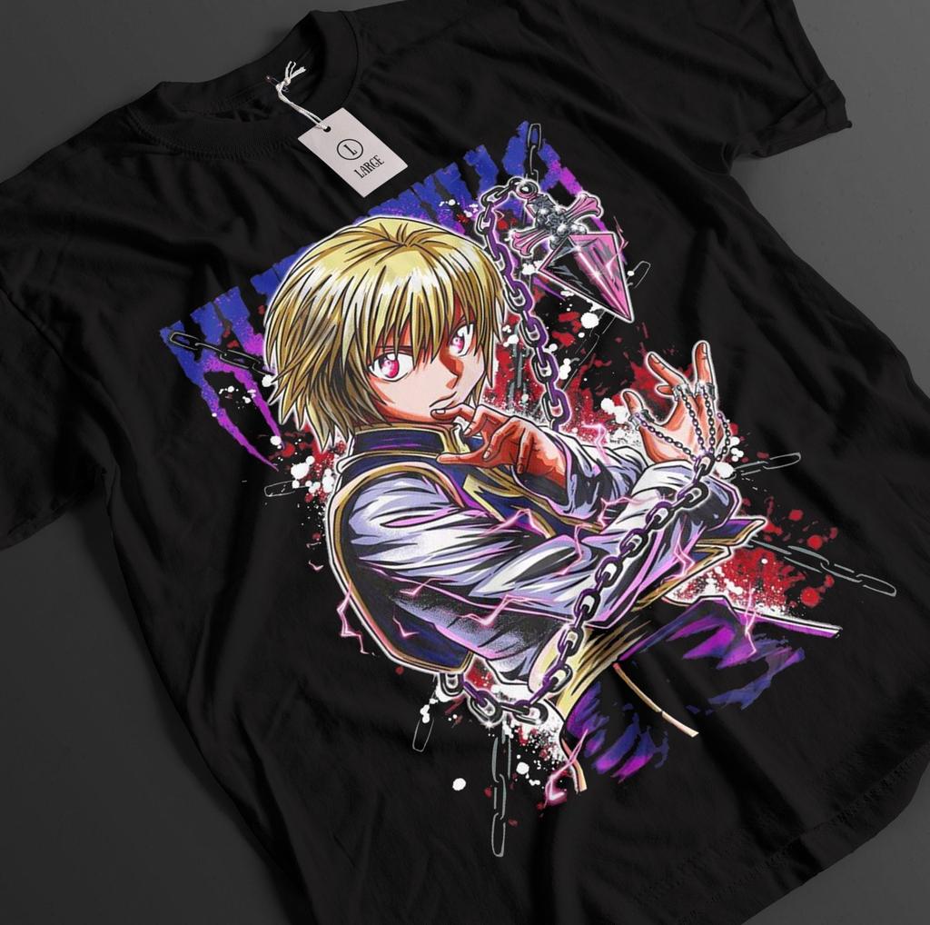 Футболка Hunter x Hunter Футболка Курапика Гон Киллуа HxH Леорио Аниме Унисекс