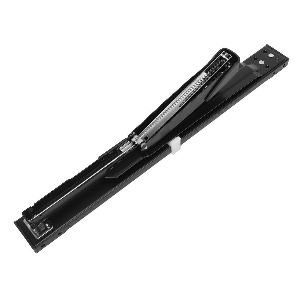 Long Arm Stapler Black 20 Sheets Capacity High Strength Metal Stable Office Stapler for Desktop
