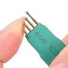 Electronic Contact Tool for Microcontroller Programming, Individual Color-Identified Lines, Insulated Body and Metal Contacts