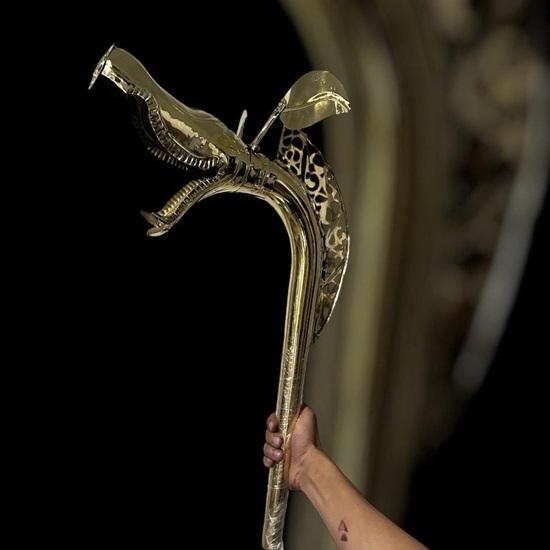 Deskford Carnyx полностью играбельная латунная средневековая кельтская реплика боевого рога
