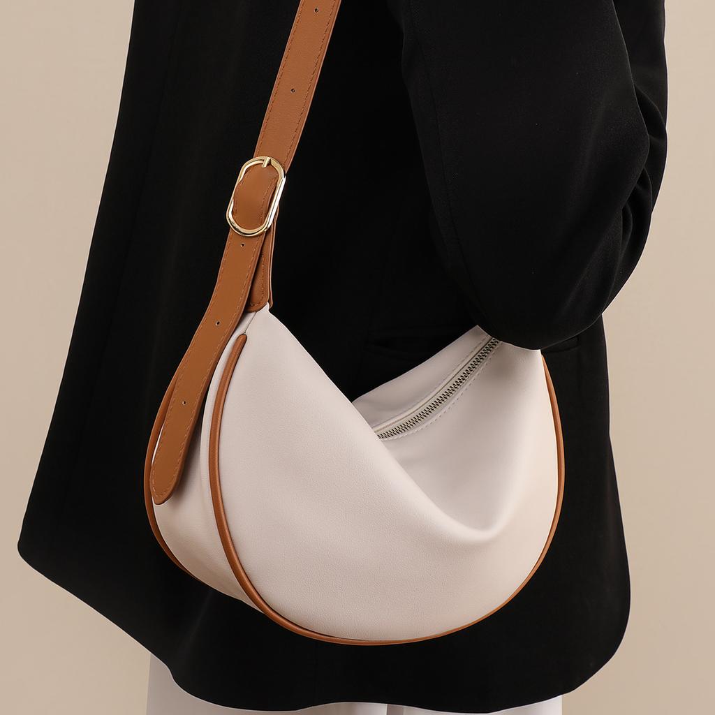 Новая универсальная сумка для женщин, сумка через плечо, осенняя сумка большой емкости из натуральной кожи, сумка через плечо, сумка подмышкой