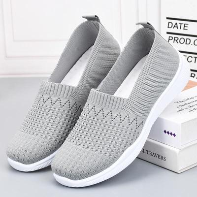 Новая женская повседневная обувь, женская прогулочная обувь с дышащей сеткой и мягкой подошвой, нескользящая женская обувь