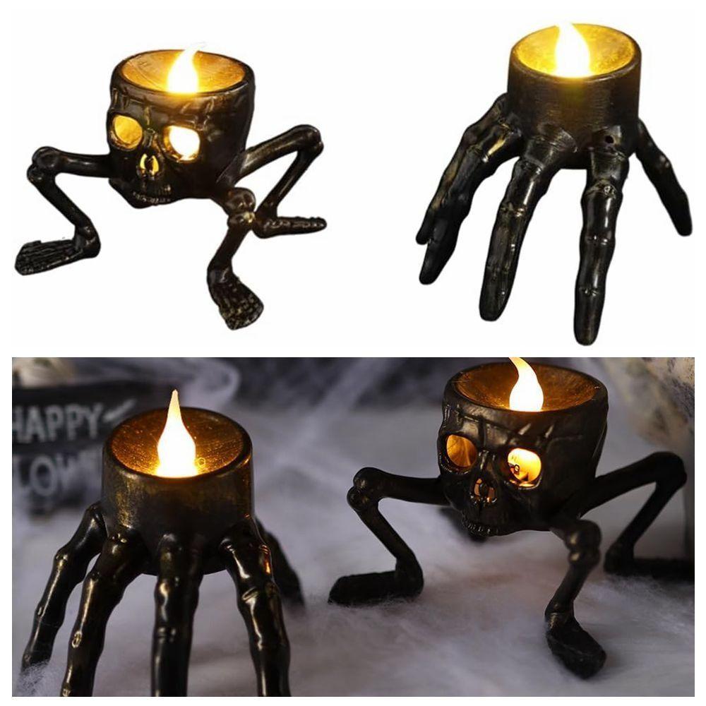 Horror Light Halloween Flameless Candle Light Halloween Indoor Decorative Light Festival