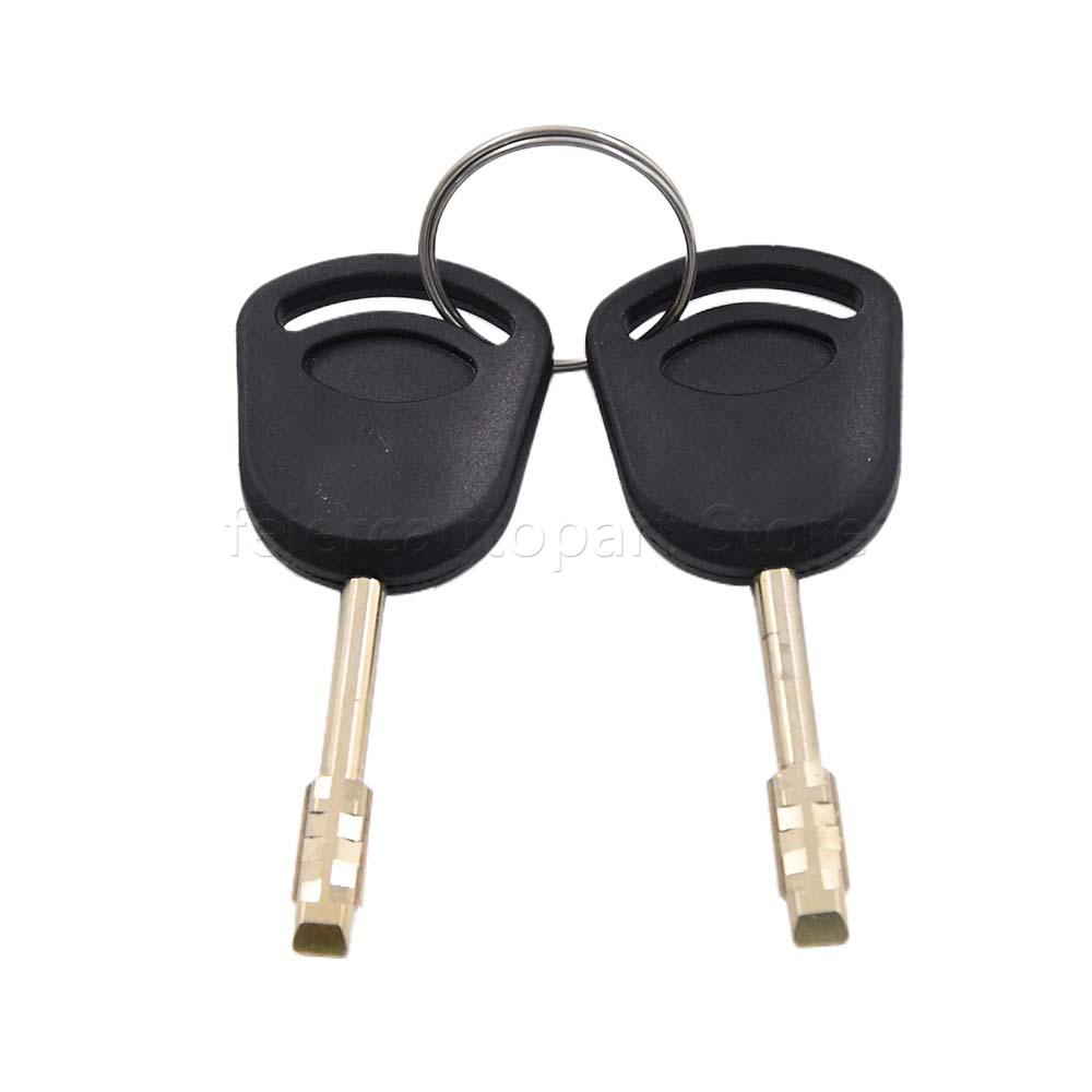 For Ford Transit Mk7 Anti Theft Diesel Fuel Tank Filler Cap Cover Lock With 2 Keys Kit 2006 - 2018 1715043 9C119K163AA