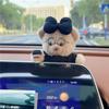 Украшения для приборной панели салона автомобиля, плюшевый медведь для украшения центральной консоли автомобиля, автомобильные аксессуары для женщин и девочек, украшения для домашнего офиса, подарки
