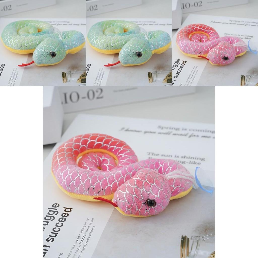 Ultra-soft Sequined Snake Plush Toy Customizable Hanging Decor