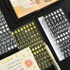 DIY Scrapbooking Notebook Journaling Number Sticker Hand Book Alphabet Stickers Decoration Tools