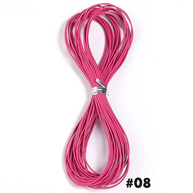 10 ярдов 1,5 мм круглый кожаный шнур из коровьей кожи Материал для изготовления ювелирных изделий Ручной работы Браслетов Для изготовления ювелирных изделий Фурнитура Шнуры для рукоделия