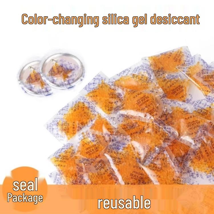 Baji Оранжевый Силиконовый Влагопоглотитель: Защищающий от плесени, устойчивый к грибку осушитель воздуха для книг и продуктов питания