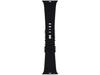 New GlacierX Silicone FiberTouch White&Black Smartwatch Strap for Apple Watch 42/44/45/49mm