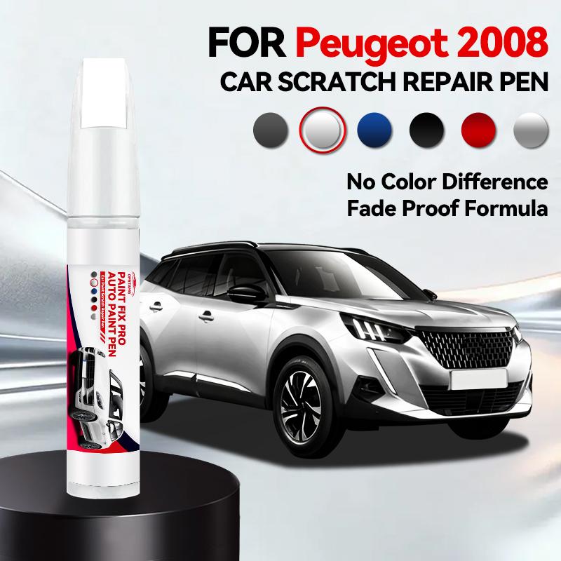 Для Peugeot 2008 2013-2025 P21 P54 Ремонтная ручка для краски Подкраска Удаление царапин DIY Автоаксессуары Черный Белый Серый Синий Оранжевый