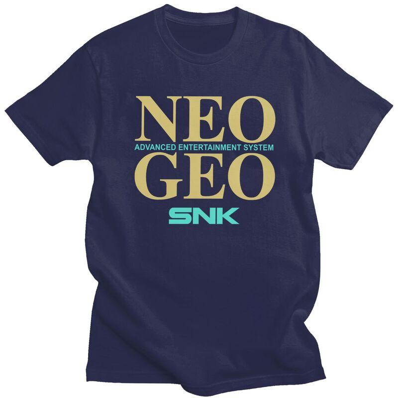 Custom Mens Retro Arcade Game Neo Geo Snk T Shirts ShortSleeve Cotton Tshirts Classic Tshirt Leisure Tees Loose Fit Clothing