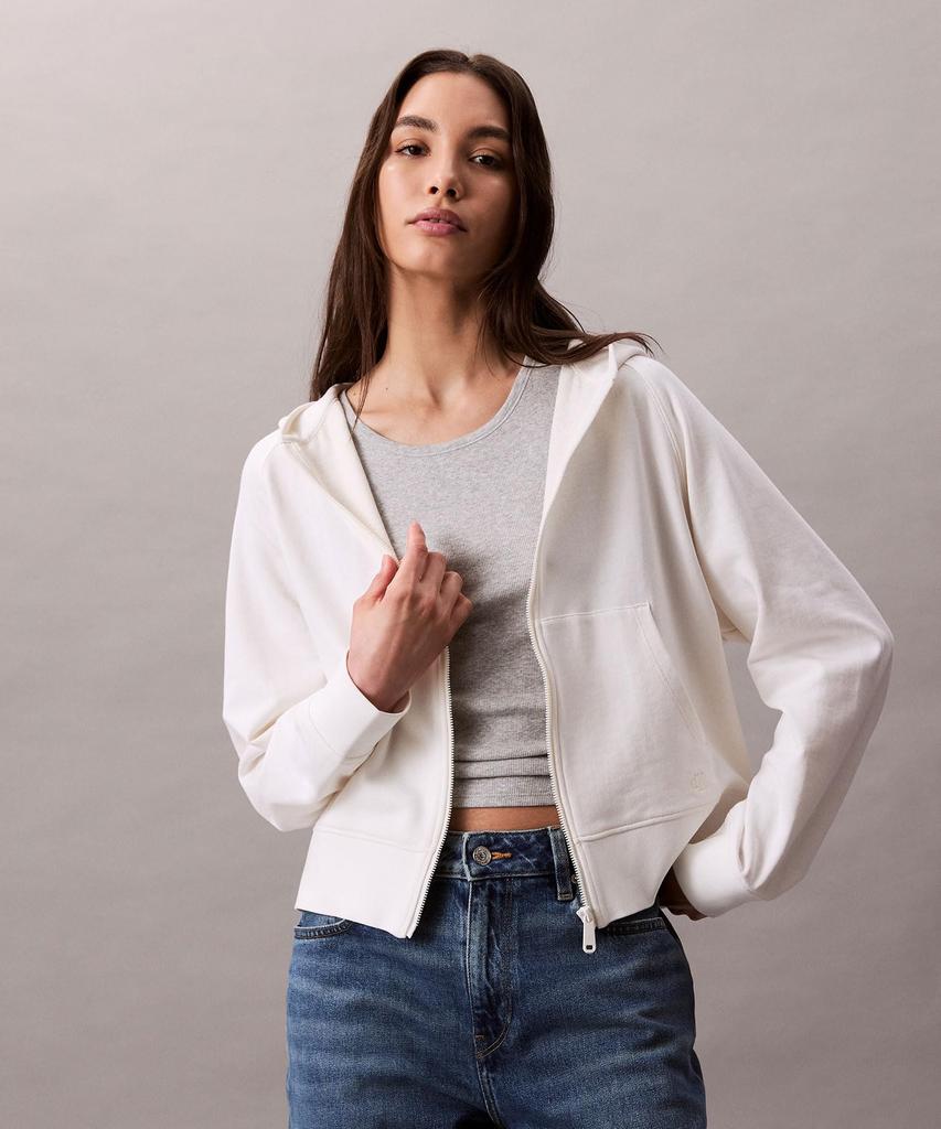 Толстовка с капюшоном из French Terry 47A218G S TOFUYAS [Calvin Klein] [Официальный бренд] На молнии