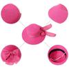 Beach Cap Sunscreen Bowknot Ribbon Flat Hat British Style Sun Hat Top Hat Straw Hat Weave Sun Cap